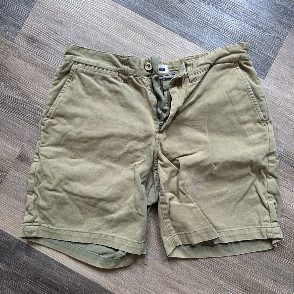 Taylor Stitch Sun Faded Flat Front Shorts